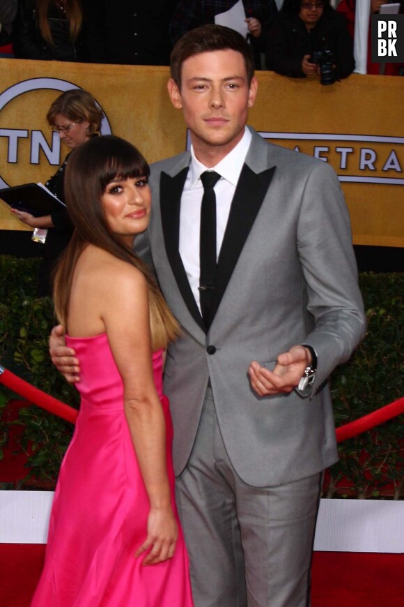 Lea Michele et Cory Monteith sur le tapis rouge des Screen Actors Guild Awards 2013
