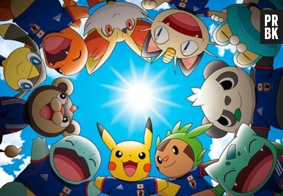 Pikachu est la mascotte officielle de l'Equipe du Japon pendant la Coupe du Monde 2014