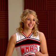 Glee saison 5 : Quinn, Brittany et Santana en cheerios dans les coulisses