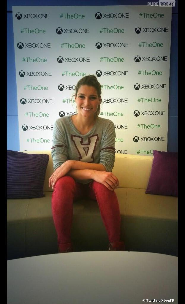Laury Thilleman est l'ambassadrice du jeu Kinect Sports Rivals