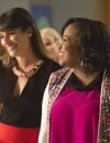 Glee saison 5 : Lea Michele et Amber Riley "s'affrontent" dans l'épisode 100