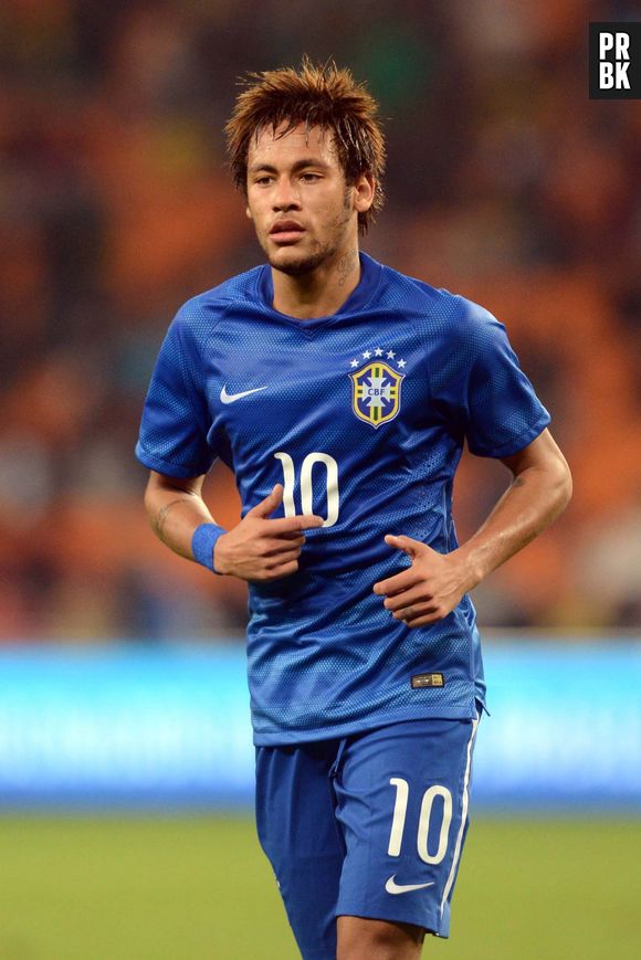 Neymar pendant Brésil VS Afrique du Sud, le 5 mars 2014 à Johannesburg