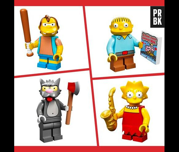 les Simpson en mini-lego