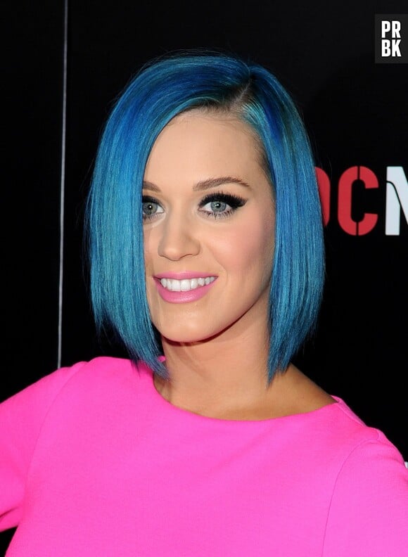 Katy Perry en mode cheveux bleus