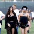 Kendall et Kylie Jenner au 2e jour du festival de Coachella 2014, le 12 avril 2014