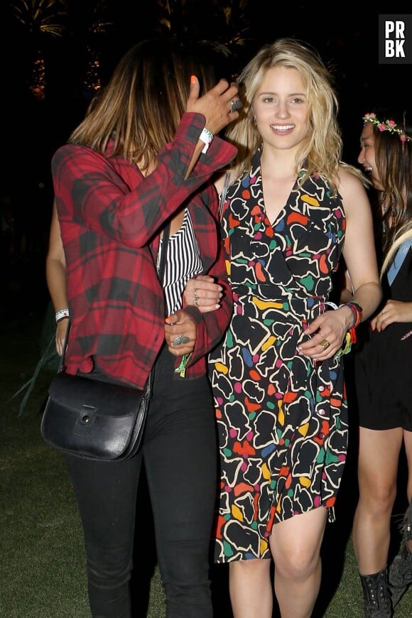 Dianna Agron au 2e jour du festival de Coachella 2014, le 12 avril 2014