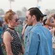 Kate Bosworth et Michael Polish au 2e jour du festival de Coachella 2014, le 12 avril 2014