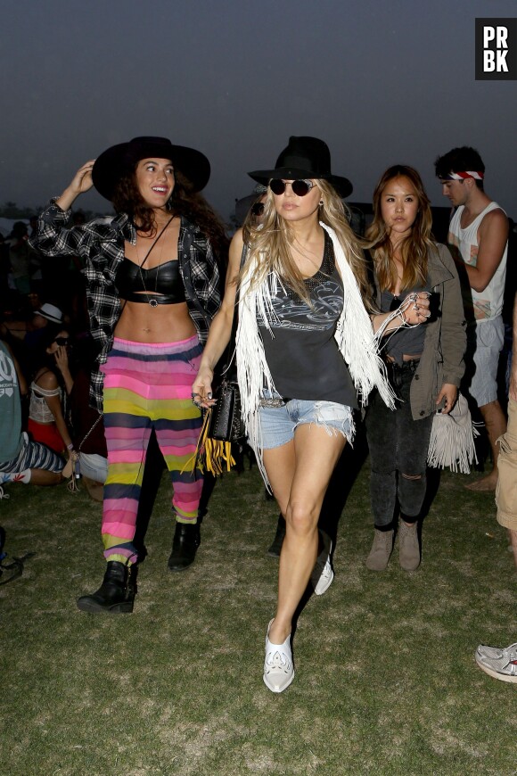 Fergie au 2e jour du festival de Coachella 2014, le 12 avril 2014