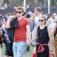 Emma Roberts et Evan Peters au 2e jour du festival de Coachella 2014, le 12 avril 2014