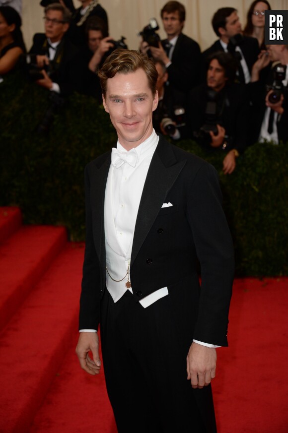 Benedict Cumberbatch au MET Gala à New York le 5 mai 2014