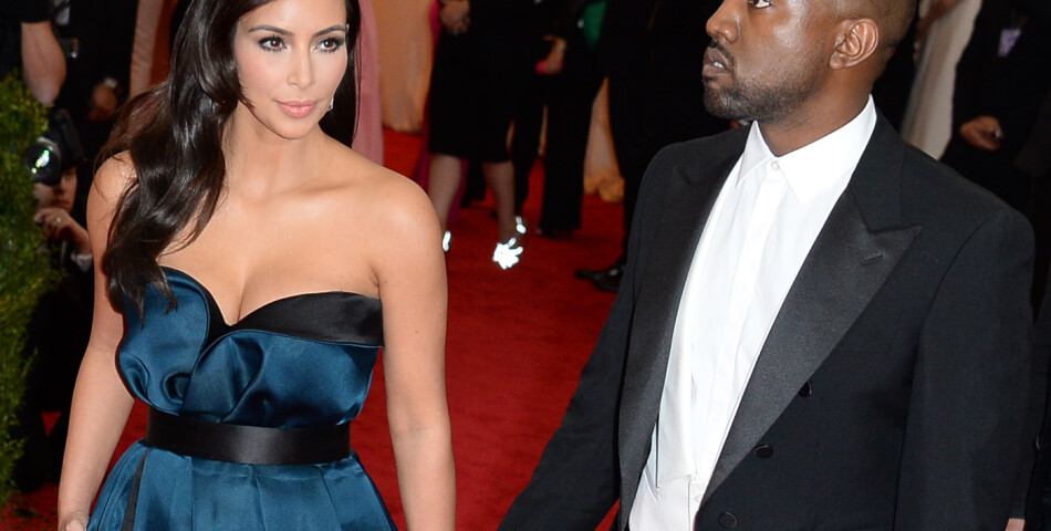 Kim Kardashian et Kanye West au MET Gala à New York le 5 mai 2014