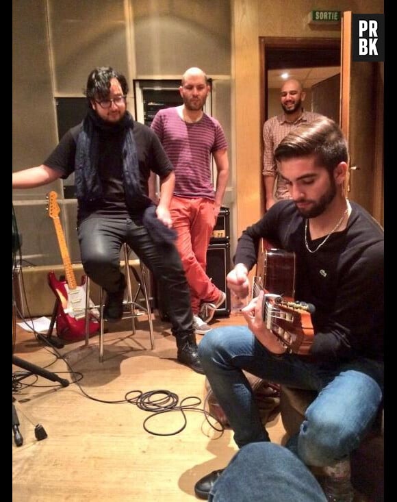 The Voice 3 : Kendji Girac déjà en studio pour bosser sur son album