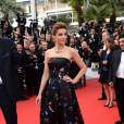 Clotilde Courau sur le tapis rouge du Festival de Cannes 2014, le vendredi 16 mai