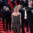 Axelle Laffont sur le tapis rouge du Festival de Cannes 2014, le vendredi 16 mai