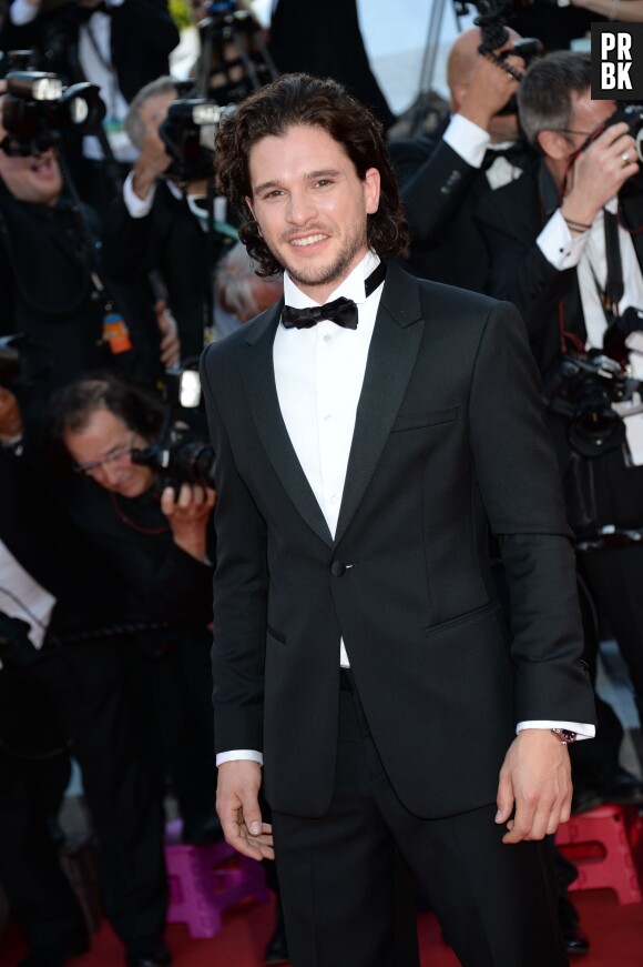 Kit Harington sur le tapis rouge du Festival de Cannes 2014, le vendredi 16 mai
