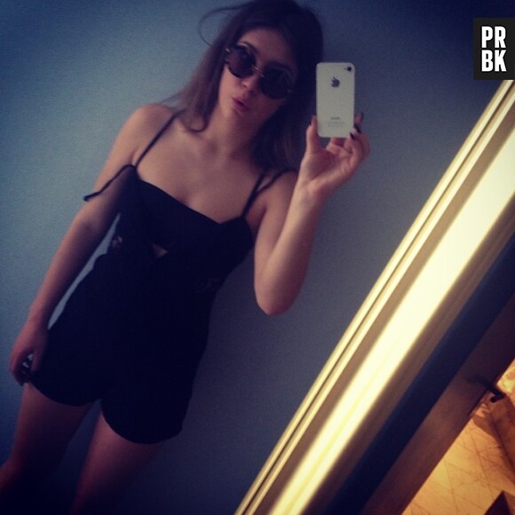 Adele Exarchopoulos : selfie d'été à Cannes, le 16 mai 2014