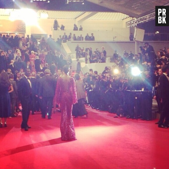 Sonia Rolland sur le tapis rouge du Festival de Cannes, le 16 mai 2014