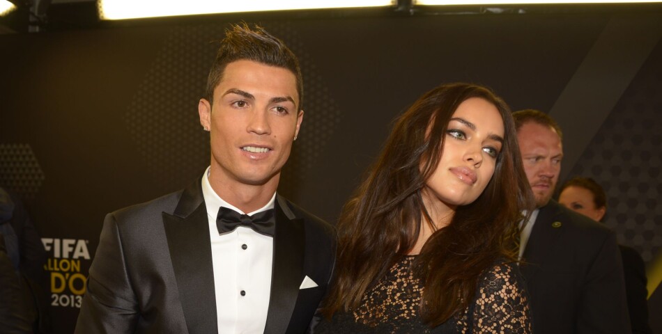 Cristiano Ronaldo et Irina Shayk à la cérémonie du Ballon d&#039;or 2013, le 13 janvier 2014 à Zurich