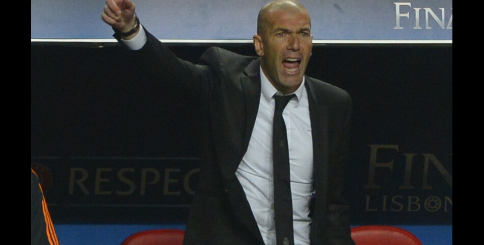 Zinedine Zidane, entraîneur adjoint du Real Madrid remporte la Ligue des Champions 2014