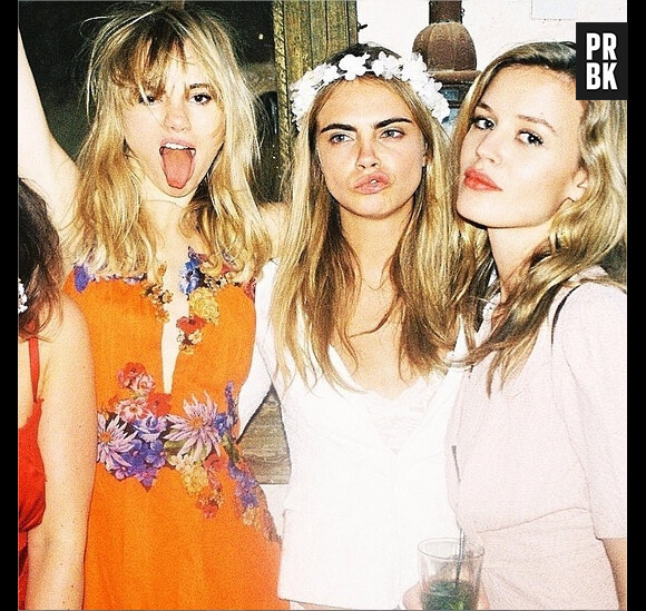 Suki Waterhouse, Cara Delevingne et Georgia May Jagger sexy sur Instagram, en mai 2014