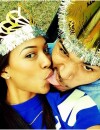  Chris Brown et Karrueche Tran en couple sur Instagram, le 1er janvier 2014 