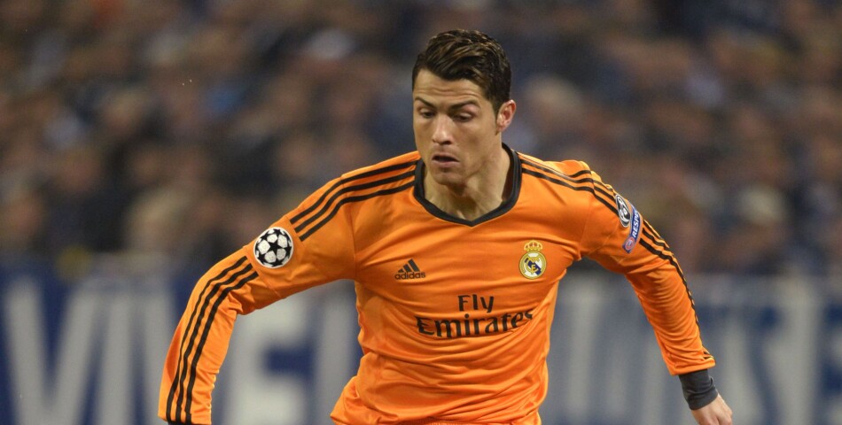  Cristiano Ronaldo en pleine action pendant la Ligue des Champions 2014 