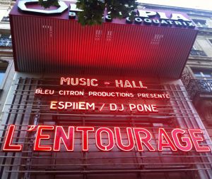 L'Entourage : 1995, le S-Crew, Deen Burbigo, Jazzy Bazz, EffGee, Doum's en concert à l'Olympia le 14 juib 2014