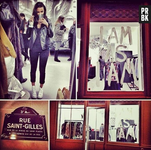Shy'm a présenté sa première collection de vêtements à Paris mercredi 4 décembre 2013