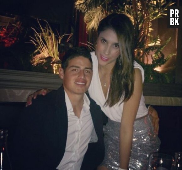 James Rodriguez et sa copine Daniela Ospina