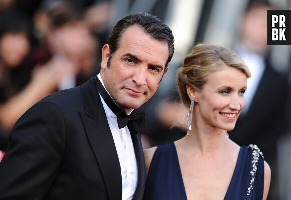 Alexandra Lamy et Jean Dujardin aux Oscars 2012