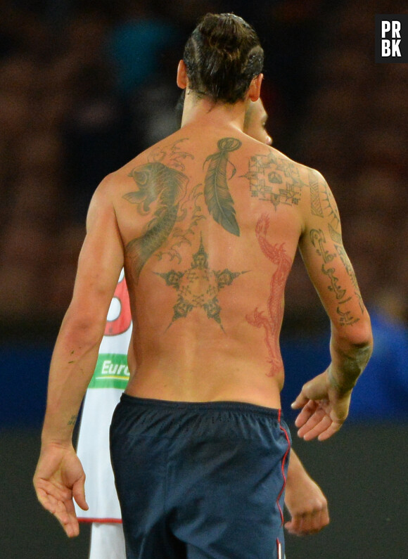 Zlatan Ibrahimovic et ses tatouages XXL