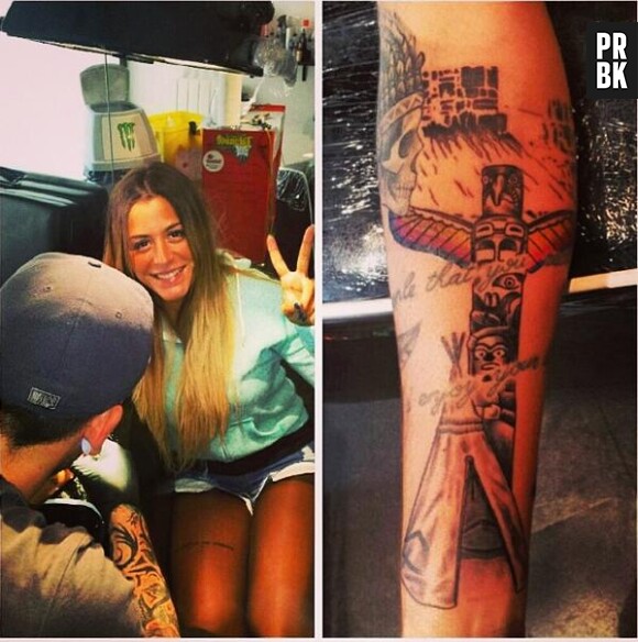 Anaïs Camizuli et son tatouage XXL