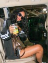 Rihanna : cocktaïl et mini short pour sa venue au Brésil avant la finale de la coupe du monde 2014