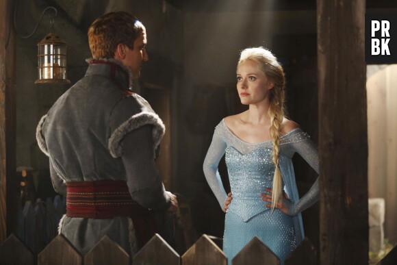 Once Upon a Time saison 4, épisode 1 : Elsa face à Kristoff sur une photo