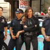 Nina Dobrev en promo pour le film Let's Be Cops à New York le 4 août 2014