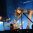 Beyoncé proche de ses dans lors des concerts du On The Run Tour, juillet 2014