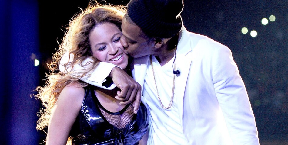 Beyoncé et Jay Z en couple sur scène pour les concerts du On The Run Tour, juillet 2014