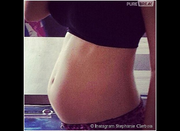 St&eacute;phanie Clerbois enceinte : son ventre rond sur Instagram