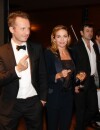 Sinclair et Claire Keim à la soirée Forever Gentlemen 2 à Paris, le 1er octobre 2014