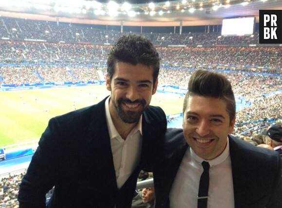 Miguel Angel Munoz et Chris Marques soutiennent les Bleus au Stade de France