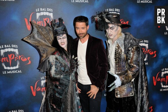 Emmanuel Moire à la première du Bal des Vampires, le 16 octobre 2014 au Théâtre Mogador