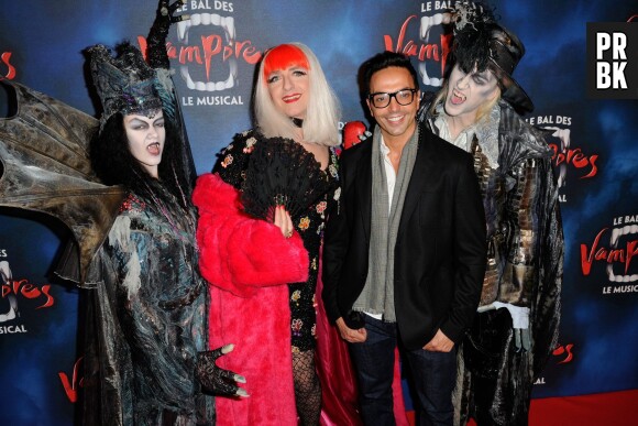Kamel Ouali sur le tapis rouge du Bal des Vampires, le 16 octobre 2014 au Théâtre Mogador