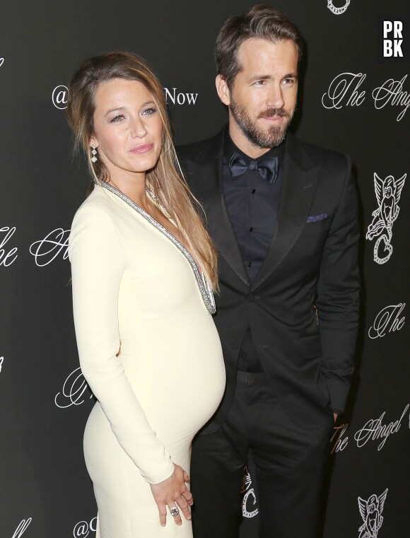 Blake Lively enceinte et Ryan Reynolds au Angel Ball le 20 octobre 2014 à New York