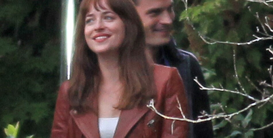  Fifty Shades of Grey : Jamie Dornan et Dakota Johnson sur le tournage le 24 octobre 2014 &amp;agrave; Vancouver 