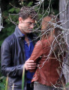  Fifty Shades of Grey : Jamie Dornan et Dakota Johnson proches sur le tournage le 24 octobre 2014 &agrave; Vancouver 
