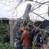 Fifty Shades of Grey : Dakota Johnson et Jamie Dornan sur le tournage le 24 octobre 2014 à Vancouver