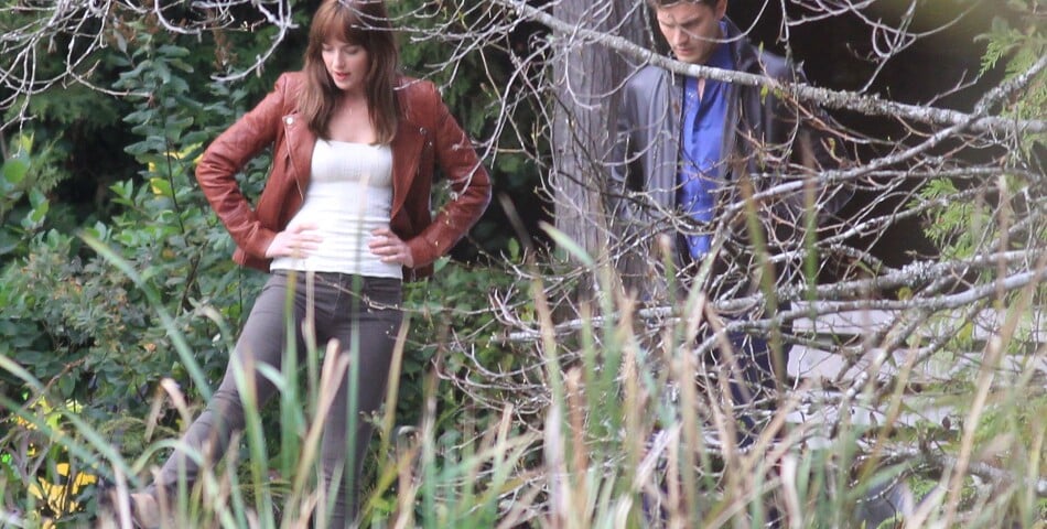  Fifty Shades of Grey : Jamie Dornan et Dakota Johnson en tournage le 24 octobre 2014 &amp;agrave; Vancouver 