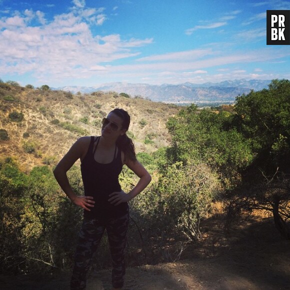 Lea Michele profite de la nature sur Instagram le 26 octobre 2014