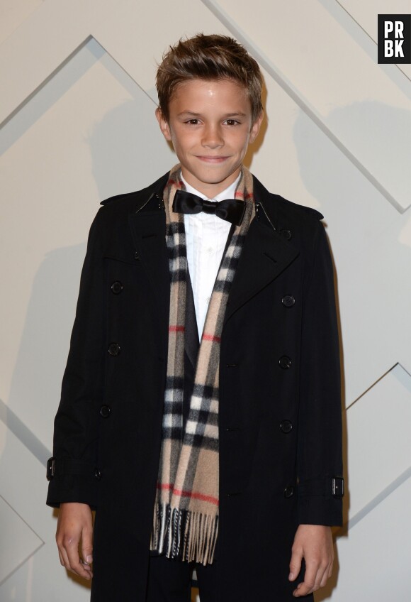 Romeo Beckham à la soirée Burberry, le 3 novembre 2014 à Londres