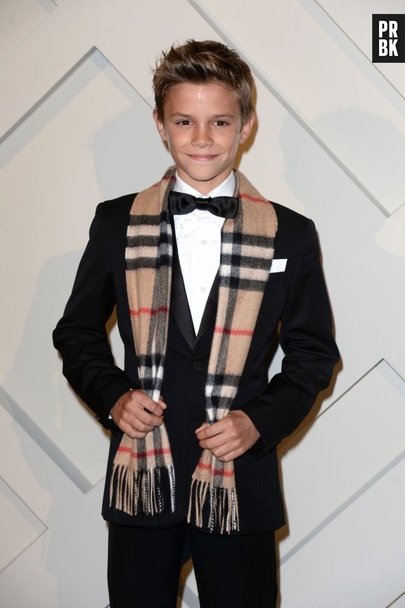 Romeo Beckham à la soirée Burberry, le 3 novembre 2014 à Londres